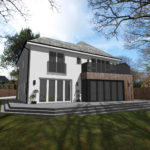 EXTERNAL VIEW EXTENSION Extension Crayon Architects CrayonArchitects ArchitectsPlymouth Architects Plymouth SouthWest Sustainable GreenDesign Green Design Building Regulations BuildingRegulations Planning Architecture NewBuildHouse New Build