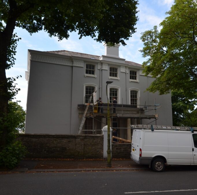 Large detached listed property in Plymouth