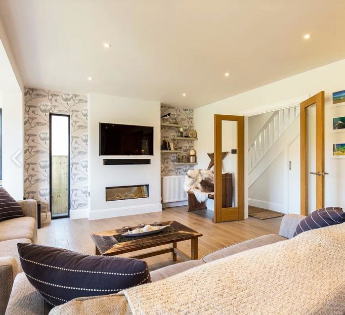 LIVING ROOM HOLIDAY LET Extension Crayon Architects CrayonArchitects ArchitectsPlymouth Architects Plymouth SouthWest Sustainable GreenDesign Green Design Building Regulations BuildingRegulations Planning Architecture NewBuildHouse New Build