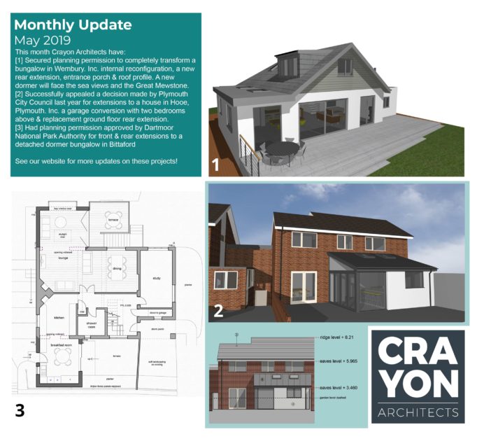 MONTHLY UPDATE CRAYON NEWSLETTER Extension Crayon Architects CrayonArchitects ArchitectsPlymouth Architects Plymouth SouthWest Sustainable GreenDesign Green Design Building Regulations BuildingRegulations Planning Architecture NewBuildHouse New Build