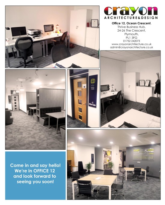 New office. Thrive. Plymouth. Architects.Crayon. Extension Crayon Architects CrayonArchitects ArchitectsPlymouth Architects Plymouth SouthWest Sustainable GreenDesign Green Design Building Regulations BuildingRegulations Planning Architecture NewBuildHouse New Build